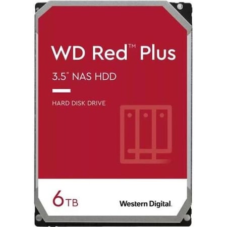 Wd Bulk WD Red Plus  6 TB HDD Hard Drive WD60EFPX